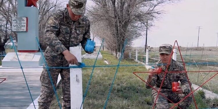 Әскерилер ізгілікті іс жасауда