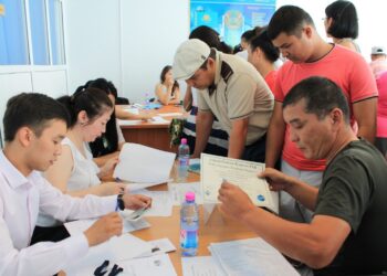 287 адам уақытша және тұрақты жұмыспен қамтылды