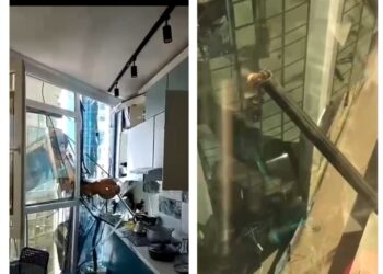 Елордада тұрғын үйлердің біріне құрылыс краны құлады (ВИДЕО)