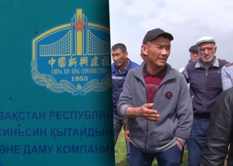 «Біз жалдамалы құл болдық» – Жамбыл облысында қытайлық компания жұмысшылары ереуілге шықты