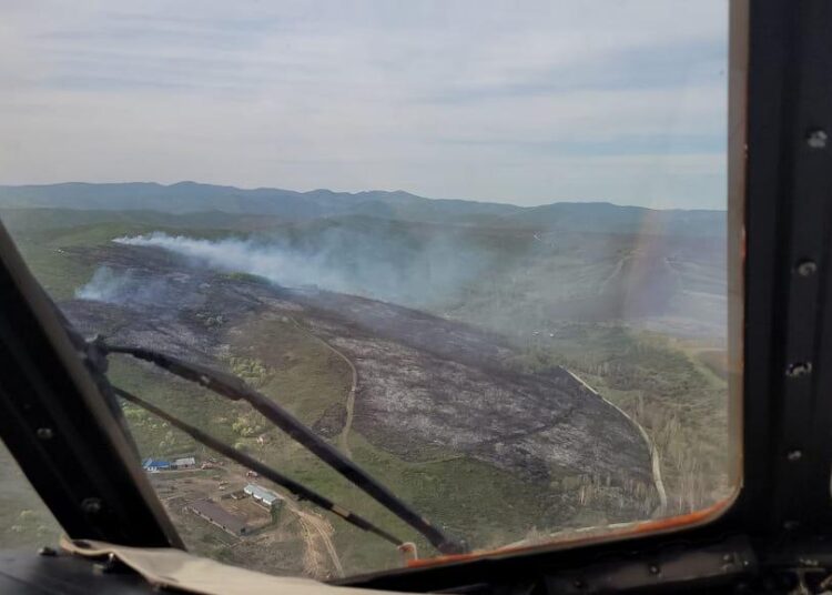 Шығыс Қазақстан облысында дала өрті өршіп тұр