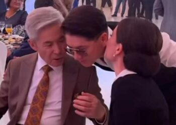 Нүсіпжановтың жас келіншегі Майғазиевті бетінен сүйіп сынға қалды