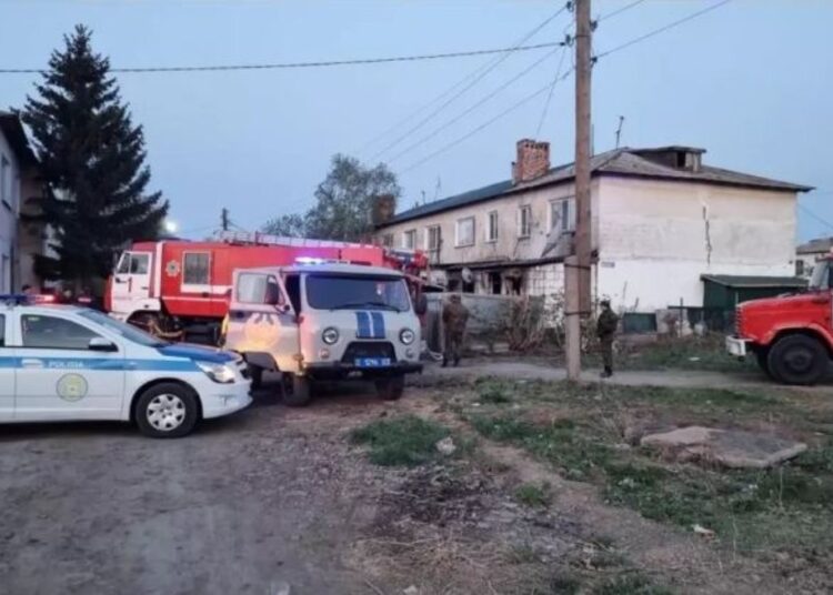 Ақмола облысында пәтер өртеніп, ерлі-зайыпты егіз баласымен бірге қаза тапты