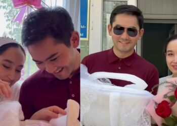 Қуандық Рахым тұңғышын перзентханадан шығарып алды