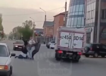 Павлодарда содырлар голливудтық стилінде төбелесті