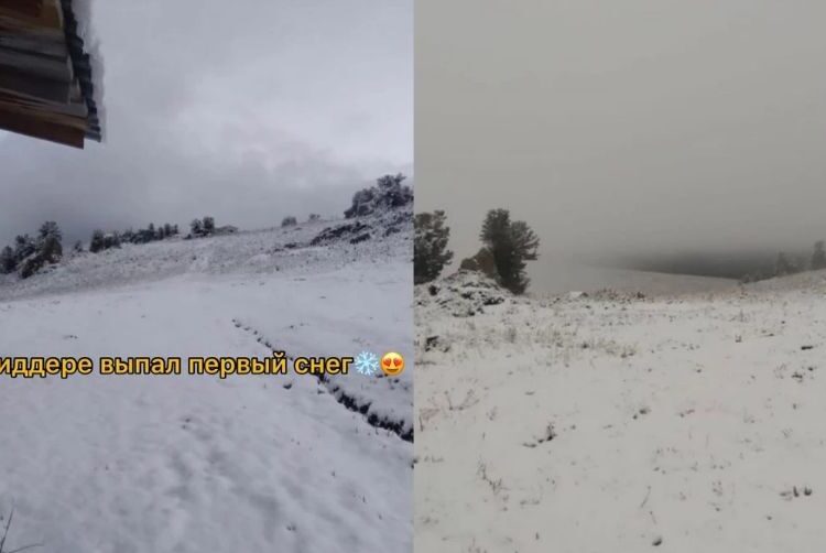 Шығыс Қазақстан облысында қар жауды