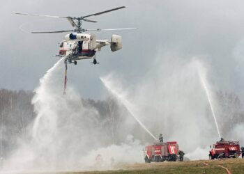 Шығыс Қазақстандағы өрт: 400 гектар жерге тікұшақпен су шашып жатыр