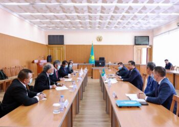 Нұрлан Ұранхаев Жапонияның Қазақстан Республикасындағы Төтенше және Өкілетті Елшісі Джун Ямадамен кездесті