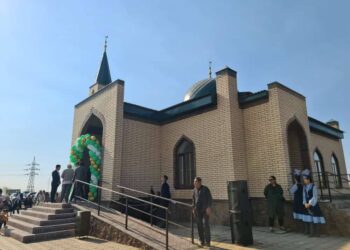 Степной кентінде Ахметсафа Хазірет мешіті ашылды