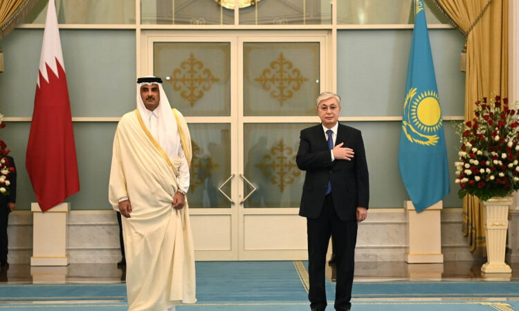 Тоқаев Ақордада Қатар әмірімен кездесті