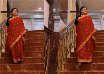 Үнді киімін киген Дариға Бадықова желідегілерді тәнті етті