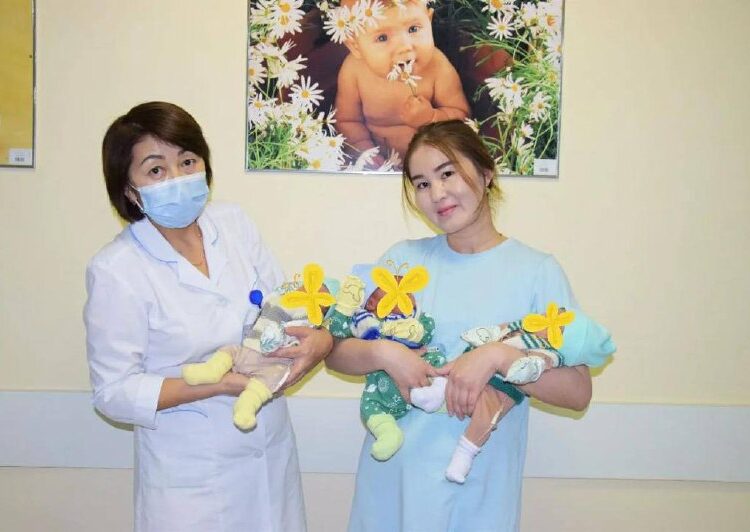 Қасым, Жомарт және Камел атты үшем дүниеге келді