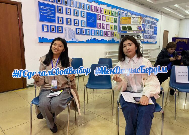 Қаламызда учаскелер дауыс беруге кірісті