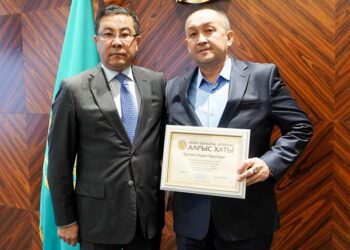 ЭНЕРГЕТИКТЕРГЕ ҚҰРМЕТ КӨРСЕТІЛДІ