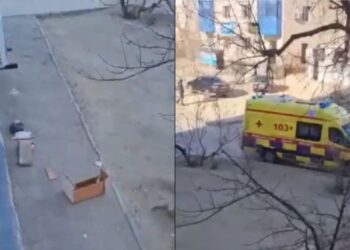 Терезеден лақтырған диван ер адамның үстіне түскен: Тұрғын сал болып қалды (видео)