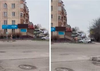 Талдықорған базарында ер адам тыр жалаңаш жүгірген