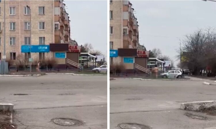 Талдықорған базарында ер адам тыр жалаңаш жүгірген