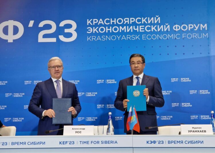 Красноярск өлкесі мен Абай облысы арасындағы ынтымақтастық туралы меморандумға қол қою рәсімі өтті