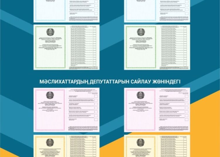 Дауыс беруге арналған сайлау бюллетеньдері