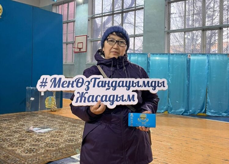 №91 сайлау учаскесінің шымылдығы түрілді