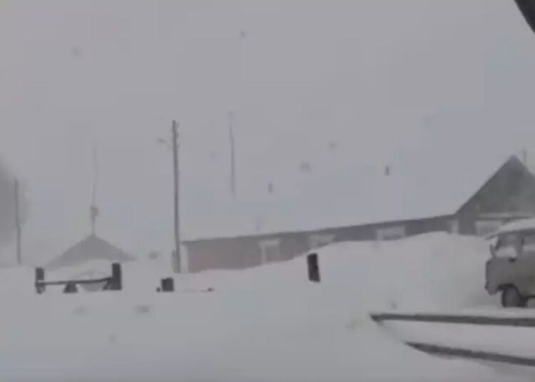 ШҚО: жауған қардың қалыңдығы бір метрден асады