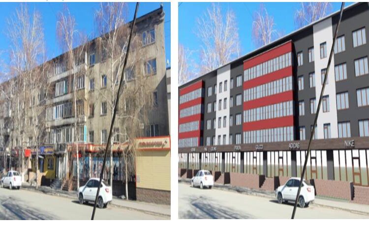 Семейде үйлердің қасбеттерін жөндеу жұмыстары басталды