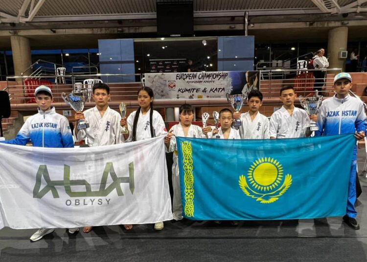 Абай облысының спортшылары Еуропа чемпионатында киокушинкай каратэден алты медаль жеңіп алды