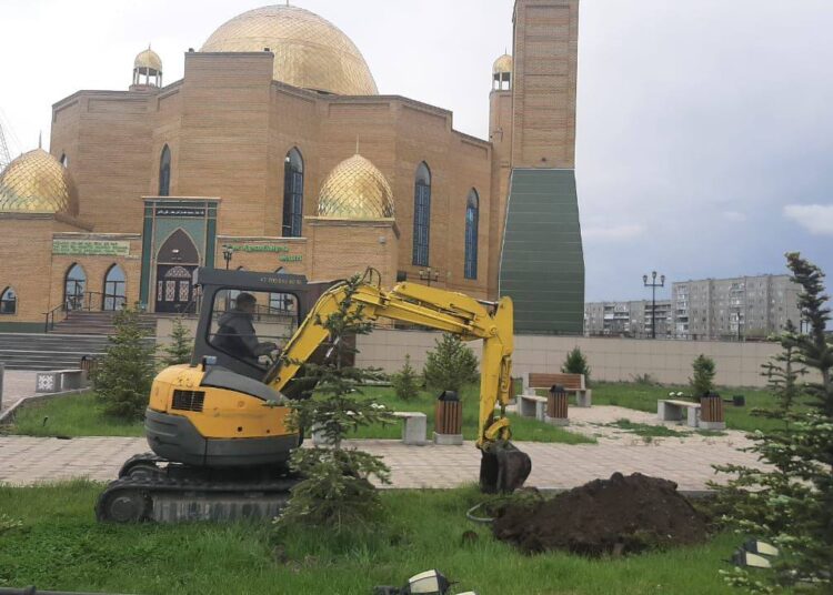 Семейде көше жарығын ауыстыру және жөндеу жұмыстары жүргізілуде