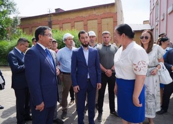 ЖАҢА ҒИМАРАТТЫҢ ІРГЕТАСЫ ҚАЛАНДЫ