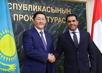 Біріккен Араб Әмірліктерінің Әділет министрі Әл Нуаймимен кездесу туралы