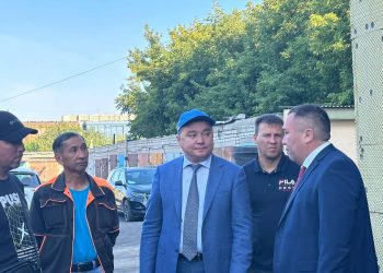 Қала әкімі жылу қазандықтарында жүріп жатқан жөндеу жұмыстарын тексерді