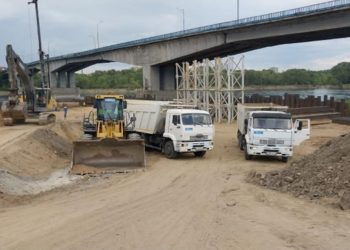 ЖАҢА КӨПІРДІҢ ҚҰРЫЛЫСЫ ЖҮРІП ЖАТЫР