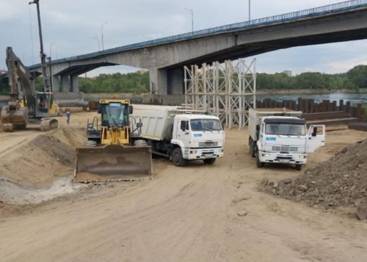 ЖАҢА КӨПІРДІҢ ҚҰРЫЛЫСЫ ЖҮРІП ЖАТЫР