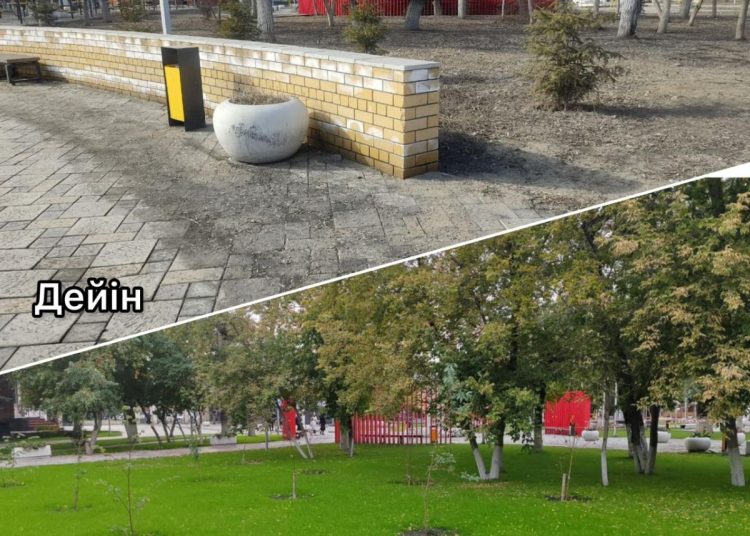 Орталық саябақтағы көгалдар автоматты суару жүйесіне қосылды