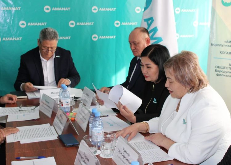 ПАРТИЯЛЫҚ ЖҰМЫС ТОБЫ БОРОДУЛИХАДА