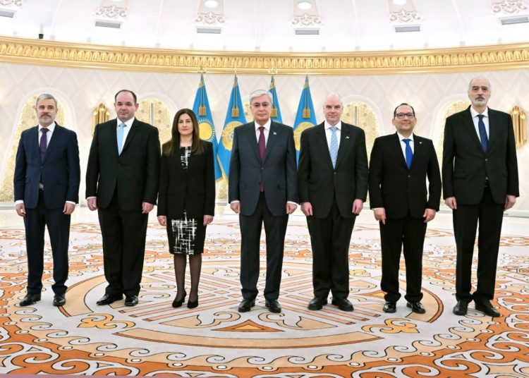 Президент бірқатар мемлекеттің елшілерінен сенім грамоталарын қабылдады