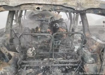 Ақтөбеде жол апатынан мектеп оқушылары көлікте тірідей жанып кетті