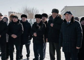 Болашақ Оқушылар сарайының құрылыс алаңына уақыт капсуласы салынды