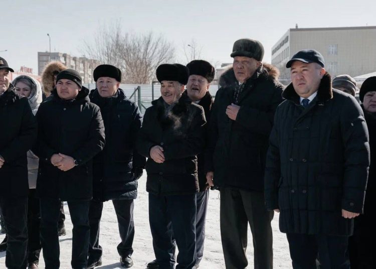 Болашақ Оқушылар сарайының құрылыс алаңына уақыт капсуласы салынды