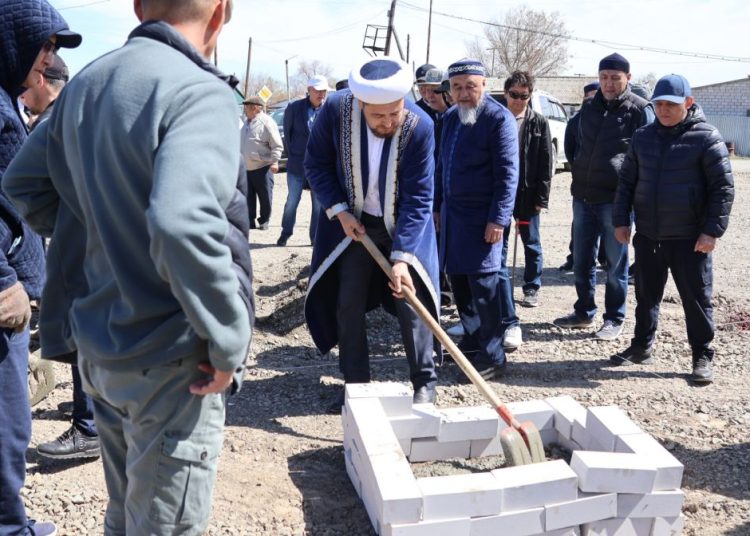 Қалбатау ауылында жаңа мешіттің іргетасы қаланды