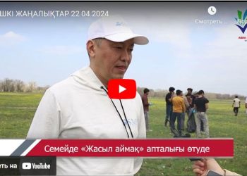 Семейде «Жасыл аймақ» экологиялық акциясы басталды