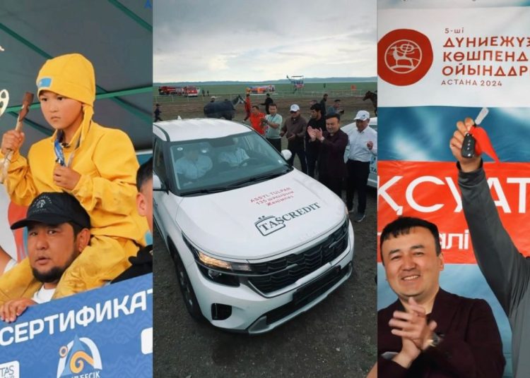 Дүниежүзілік көшпенділер ойынын қолдау аясында 135 шақырымдық аламан бәйге ұйымдастырылды