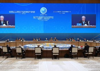 Президент Қасым-Жомарт Тоқаев ШЫҰ-ға мүше мемлекеттер басшылары кеңесінің отырысында сөз сөйледі