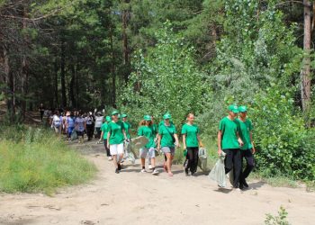 Бородулиха ауданында «Таза Қазақстан» акциясы аясында сенбілік өтті