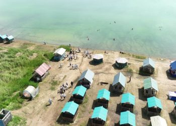 «Бесқарағайдың інжу — маржанын сақтайық» — Бесқарағай ауданында Шошқалы көлінің жағалауы қоқыстан тазаланды