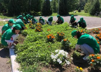 Үржар ауданында «Болашақ» саябағында тазалық жұмыстары жүргізілді