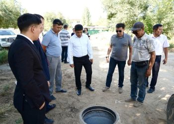 Облыс орталығында су бұру жұмыстары қарқынды жүргізілуде