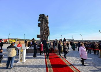 Абай облысында өрт сөндірушілер мен орманшыларға ескерткіш ашылды