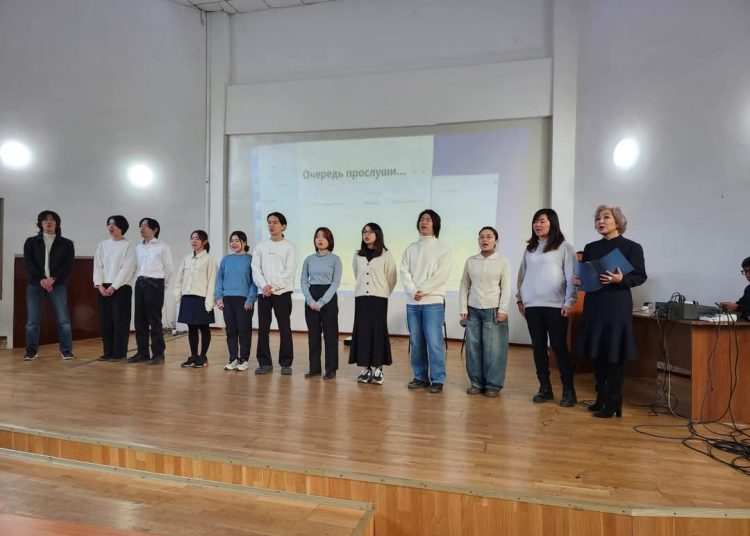 Шетелдік студенттерге арналған «Мельпомена» театр клубының жұмысы туралы