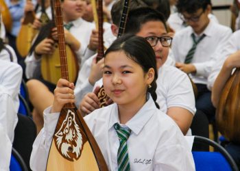 «Домбыра – ұлттың жаны» атты бірыңғай домбыра сабағы өтті